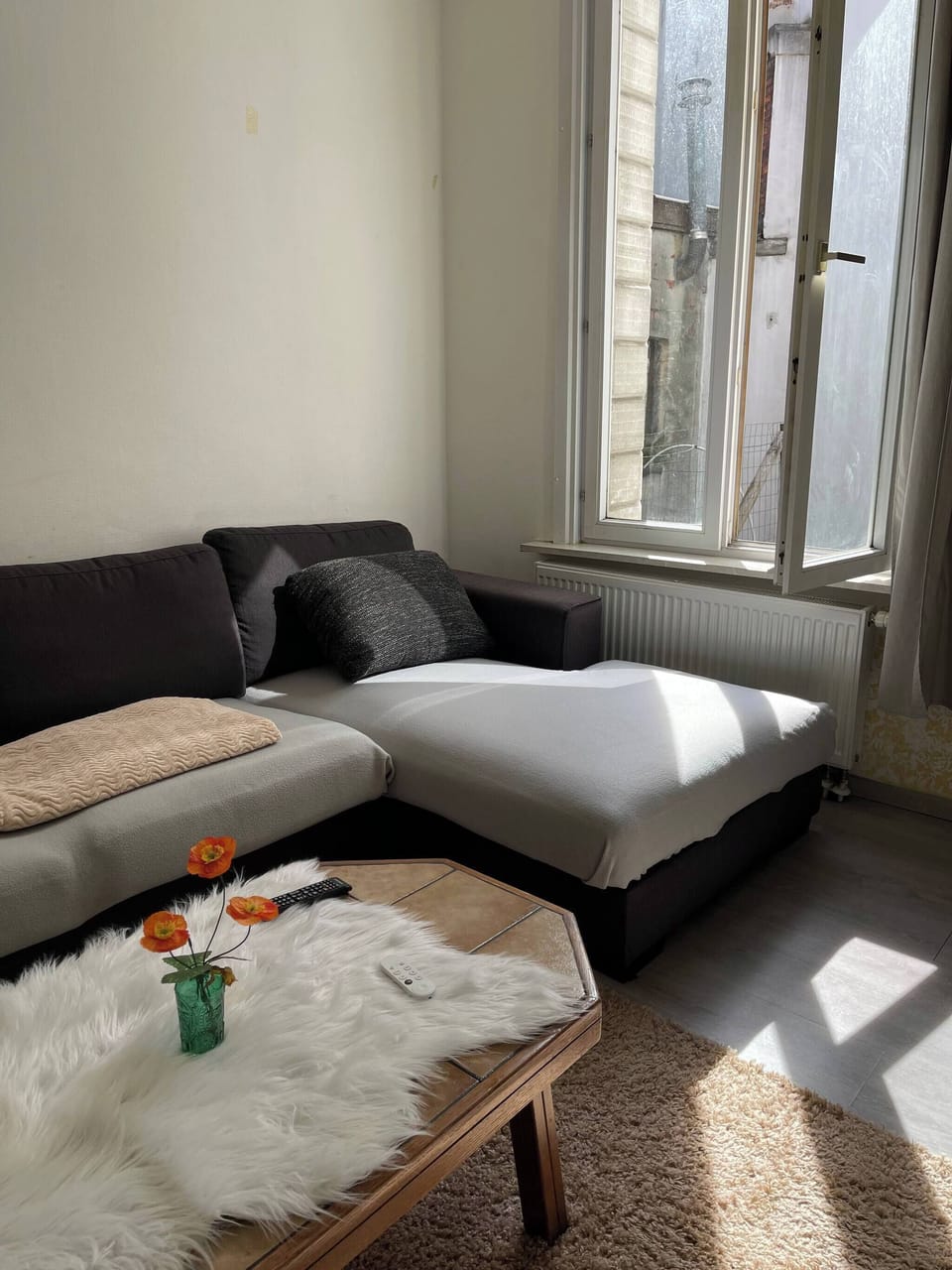 Apartment, 1 Bedroom, Accessible, Smoking | Living room