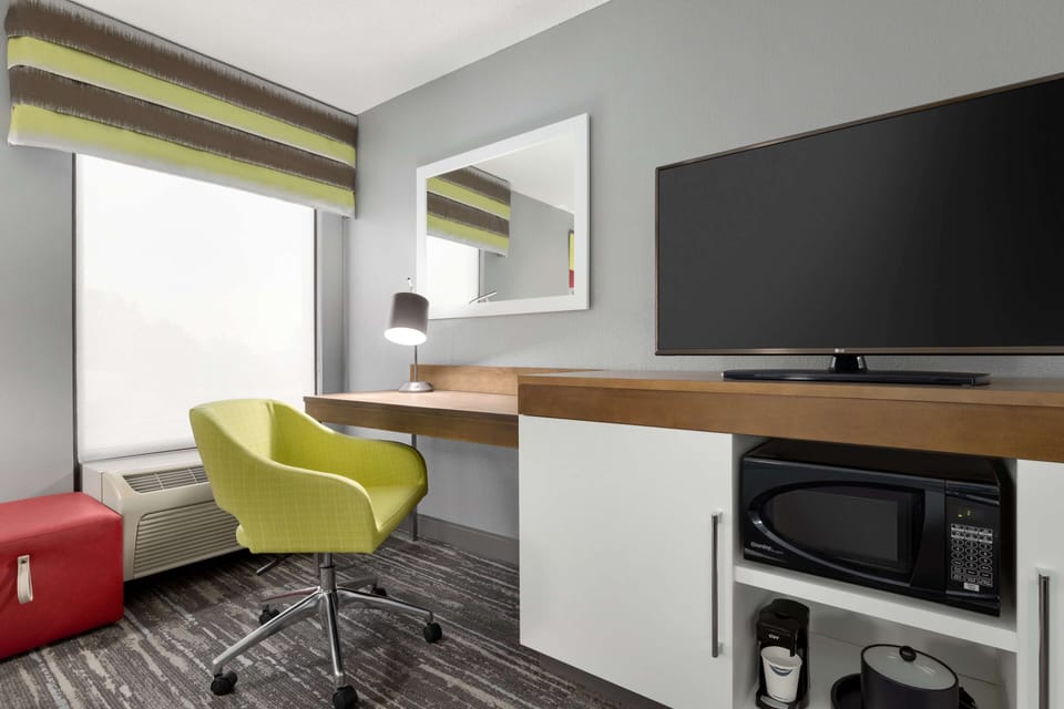 Premium bedding, down comforters, pillowtop beds, desk