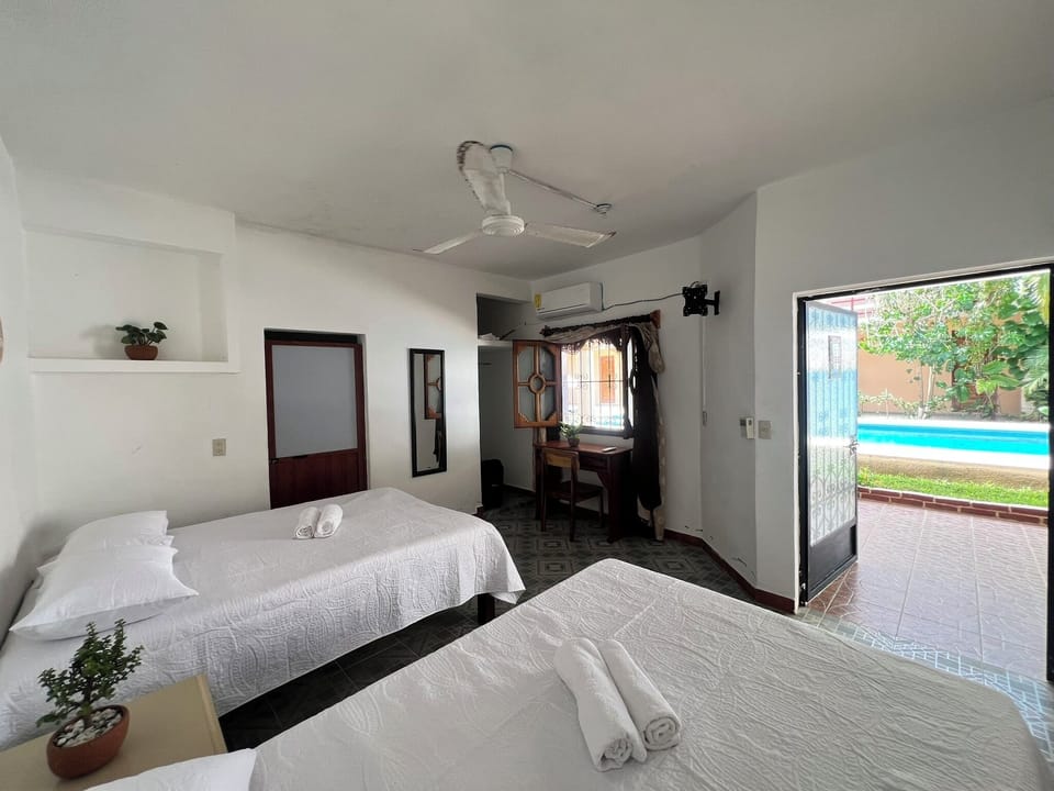 Desk, laptop workspace, iron/ironing board, free WiFi