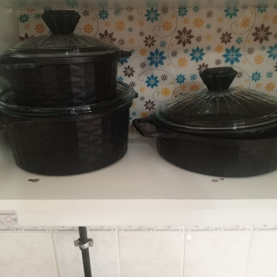 Standard Apartment | Private kitchen | Full-size fridge, electric kettle, cookware/dishes/utensils
