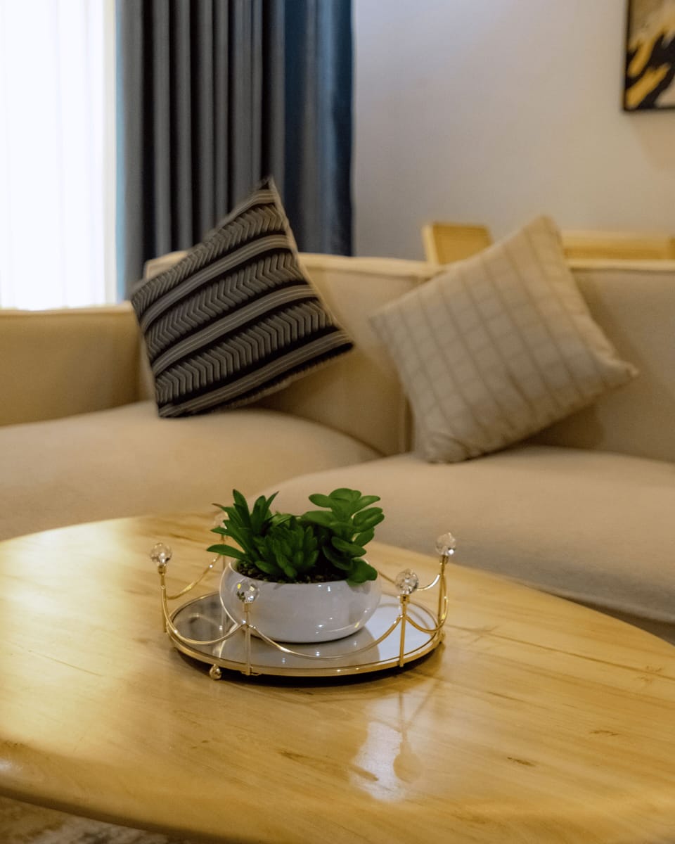 Deluxe Apartment, Balcony | Living area | TV