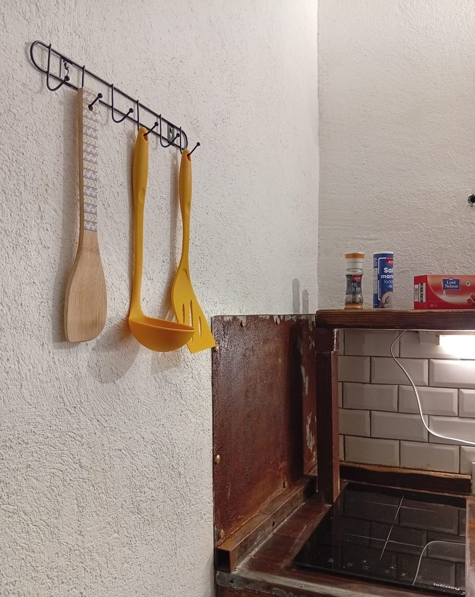 Family Apartment, Patio | Private kitchen | Espresso maker, coffee/tea maker, electric kettle