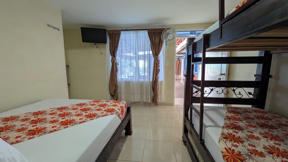 Quadruple Room | Bathroom | Shower, soap, toilet paper