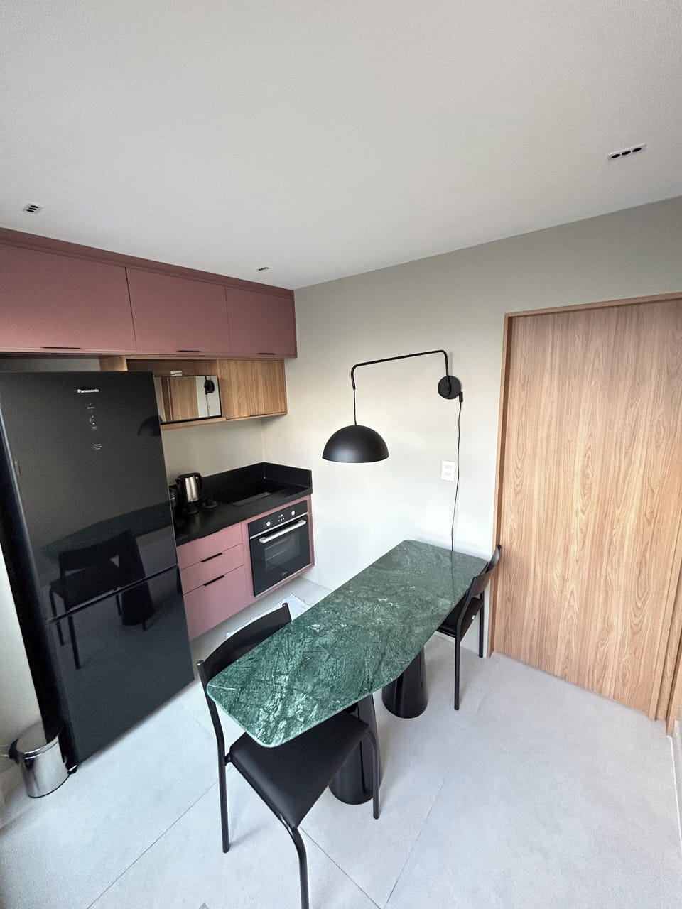 Apartment | Private kitchen | Fridge, microwave, stovetop, cookware/dishes/utensils
