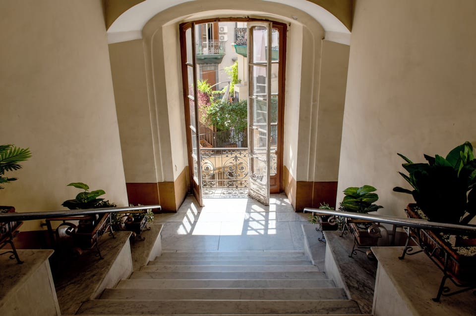 Interior entrance