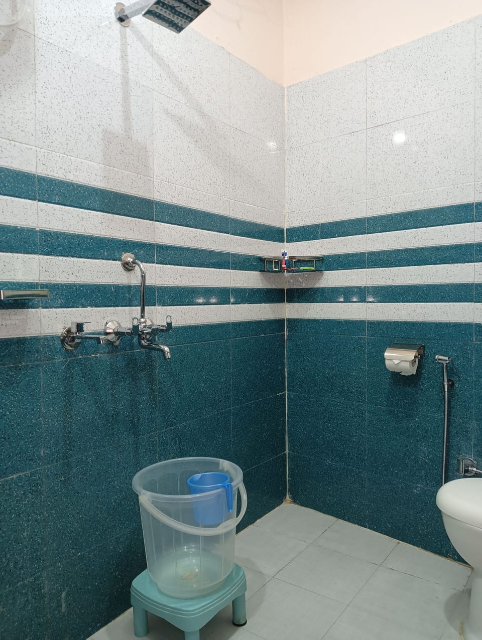 Eco-friendly toiletries, slippers, bidet