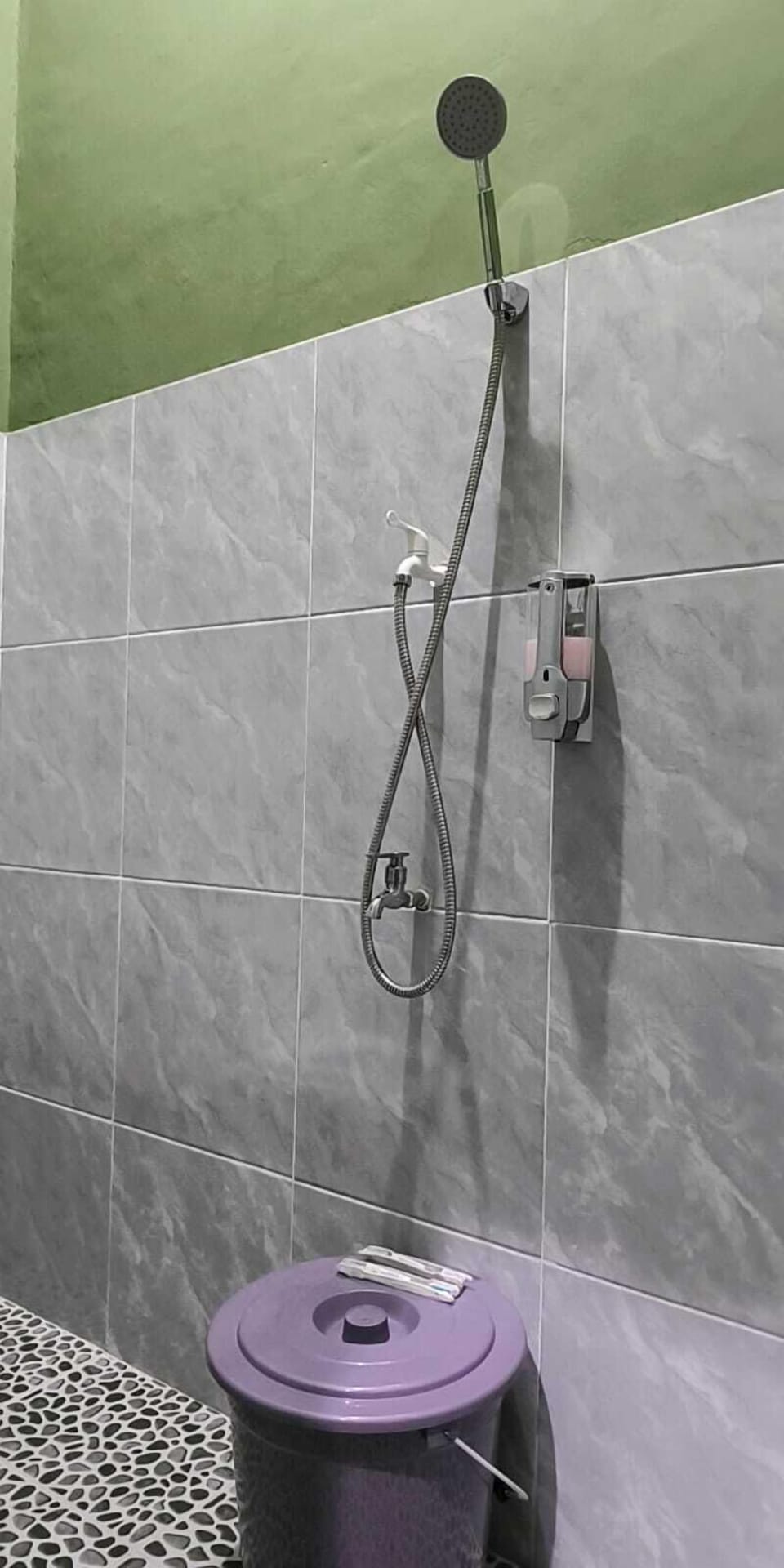 Basic Double Room | Bathroom | Shower, free toiletries, towels, soap