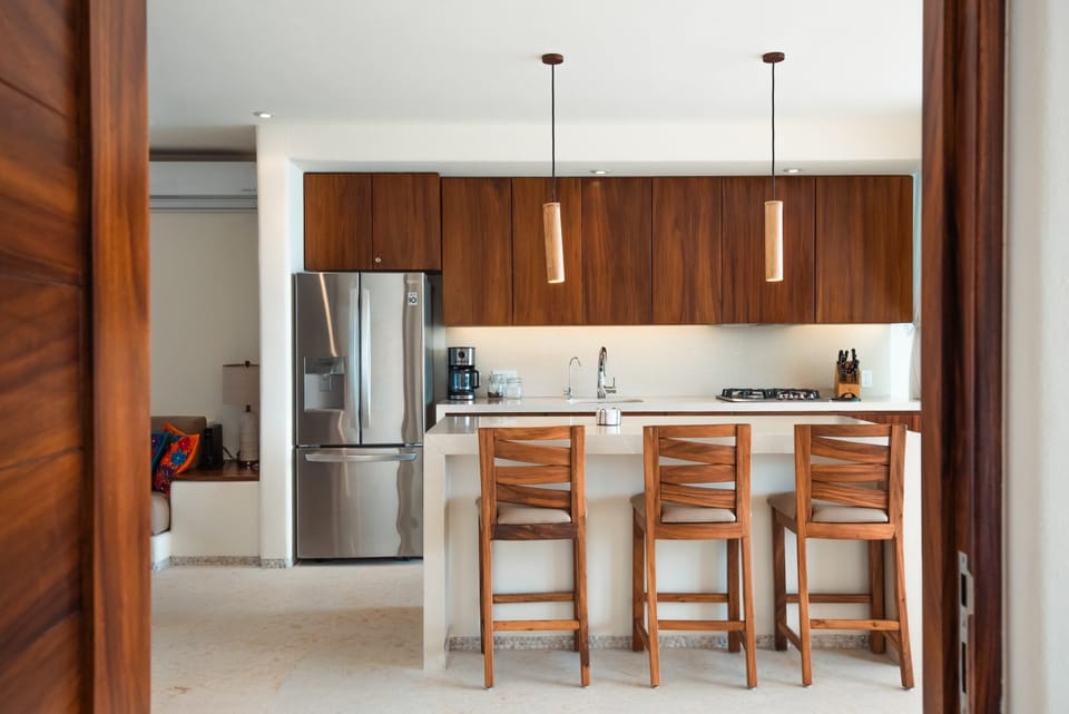 Apartment, Balcony, Sea View | Private kitchen
