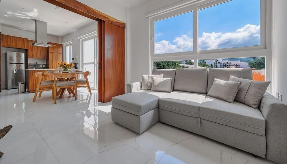 Apartment, 1 King Bed with Sofa bed, Pool Access (Grand Trianon 304) | Living area