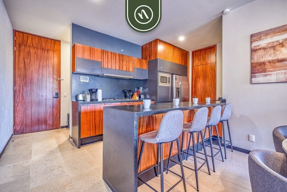 Condo, Multiple Beds, Pool Access, Ocean View (Palm on the Tree Unit 3) | Private kitchen