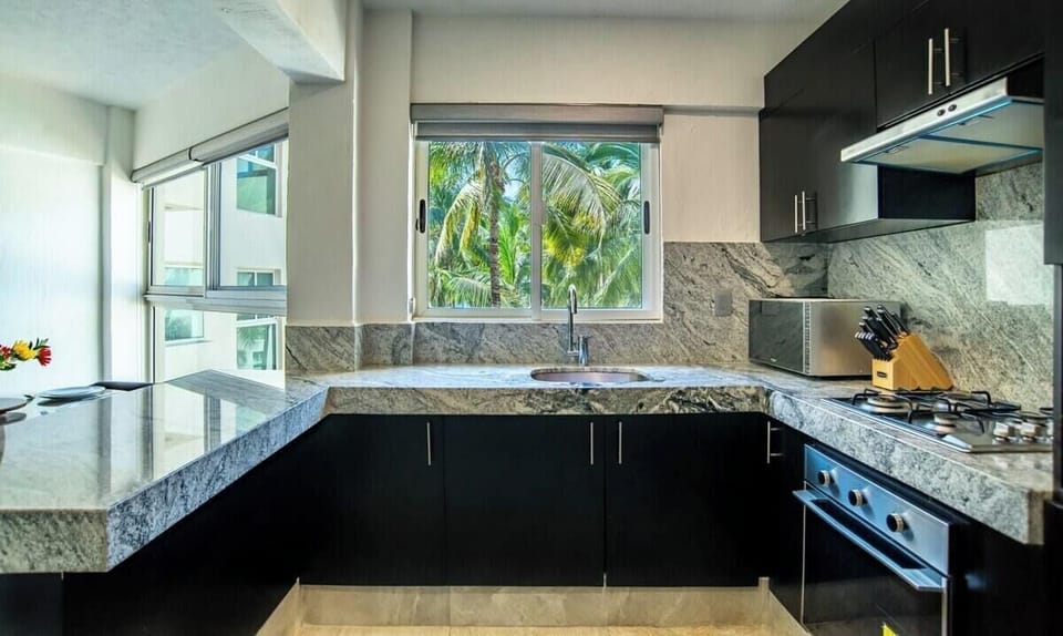 Condo, Multiple Beds, Jetted Tub, Ocean View (Costa Vallarta 95) | Private kitchen