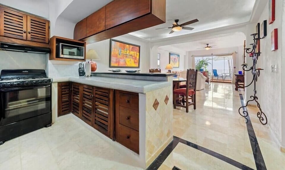 Apartment, Multiple Beds, Pool Access, Ocean View (212-VistadelSol) | Private kitchen