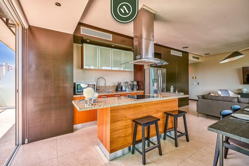 Apartment, Multiple Beds, Terrace, Ocean View (Península T1 3E) | Private kitchen