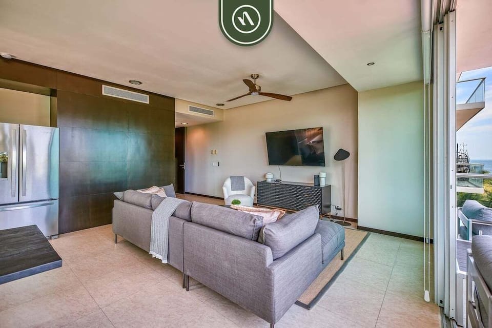 Apartment, Multiple Beds, Terrace, Ocean View (Península T1 3E) | Living area