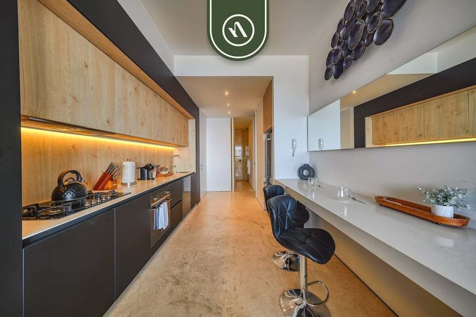 Condo, 1 King Bed with Sofa bed, Balcony, Ocean View (SoHo PV 806) | Private kitchen