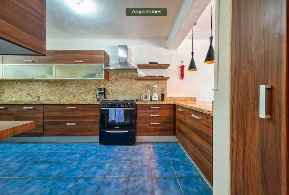 House, Multiple Beds, Patio, Beach View (Las Alamandas 7) | Private kitchen | Coffee/tea maker, dining tables