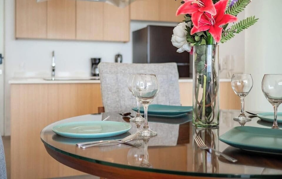 Condo, 1 King Bed with Sofa bed, Pool Access, Ocean View (Aria Ocean T3 603) | 1 bedroom, individually decorated, individually furnished, bed sheets