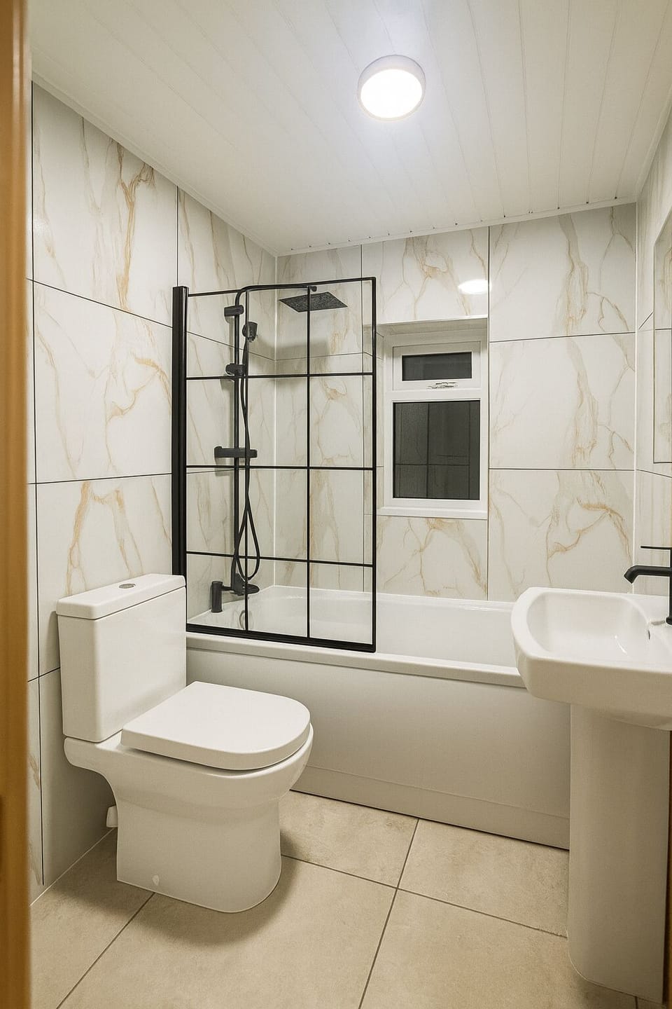 Shower, towels