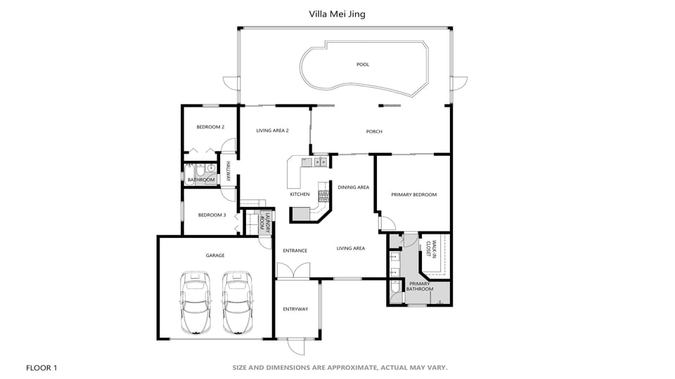 House | 3 bedrooms, desk