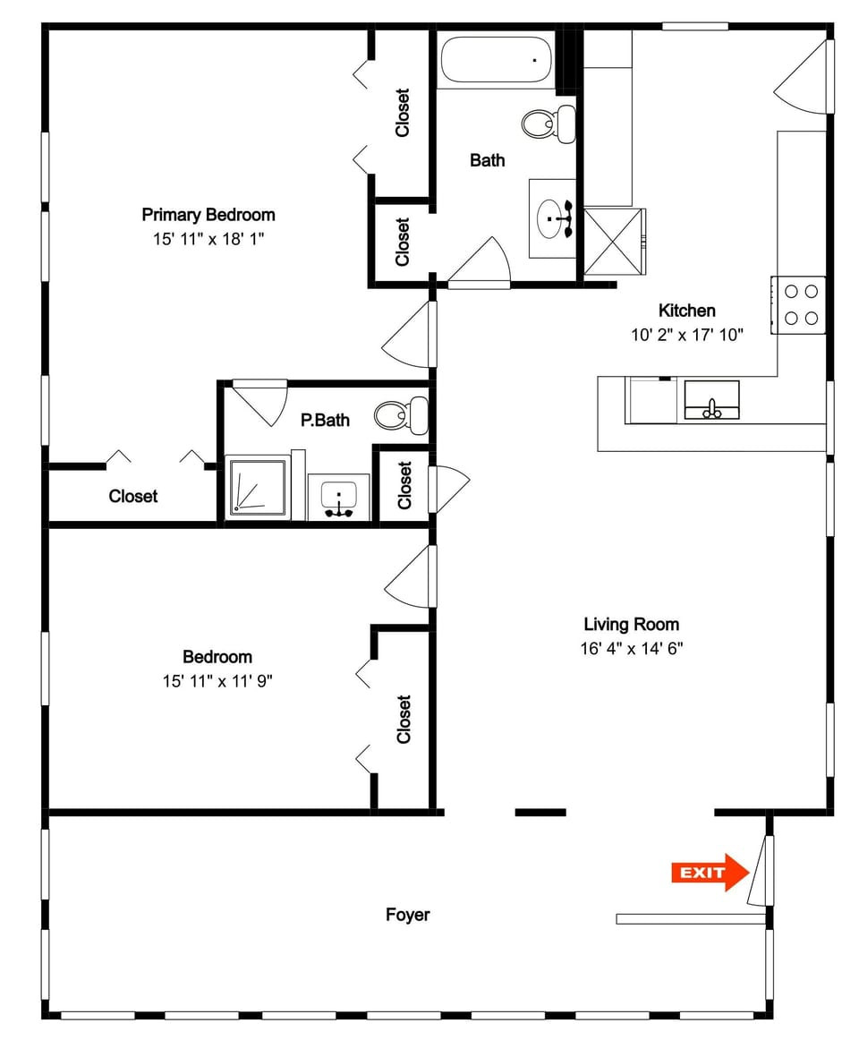 Studio (2 Bedrooms) | Property amenity