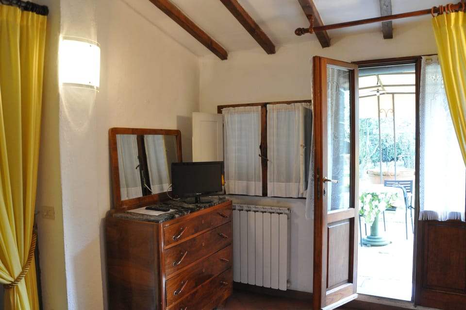 In-room safe, desk