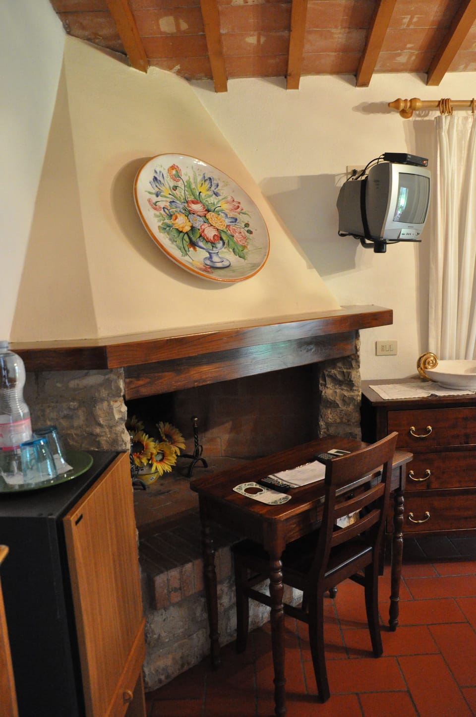 In-room safe, desk