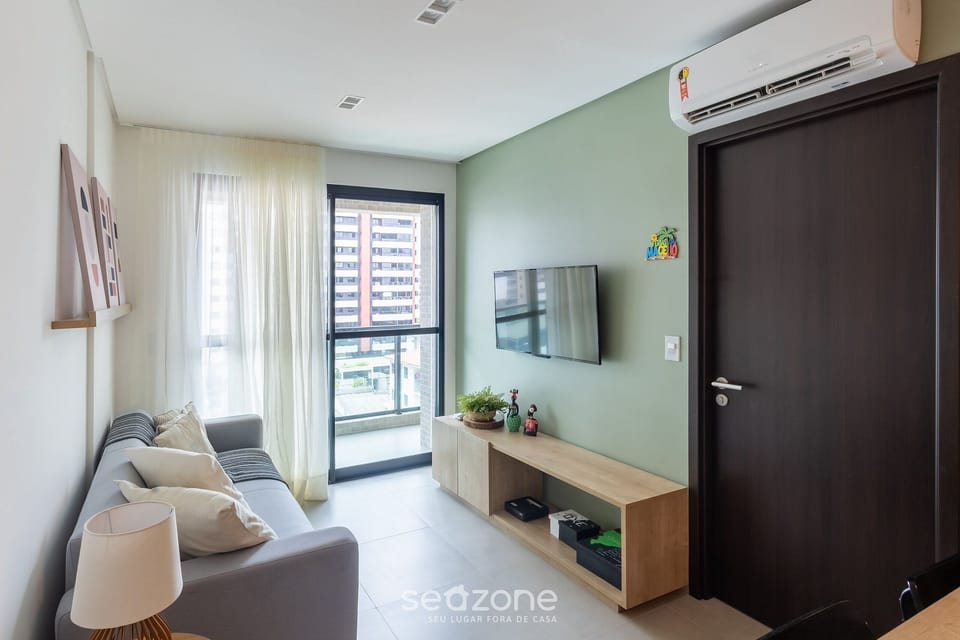 Basic Apartment | Living area | 32-inch Smart TV with digital channels