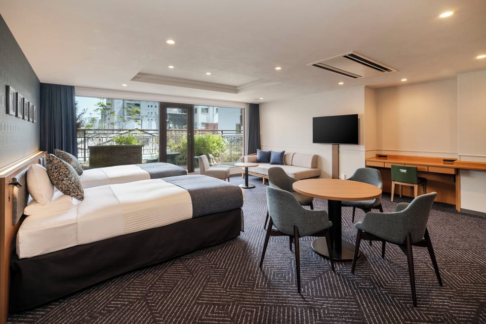 Suite With Japanese-Western Style Room (Non-smoking) | Blackout drapes, free WiFi, bed sheets