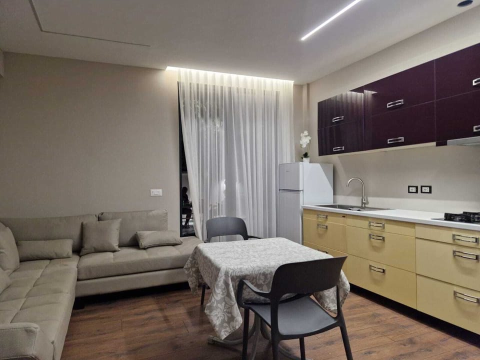 Apartment, 1 Bedroom, Balcony, Sea View | Private kitchen | Fridge, electric kettle