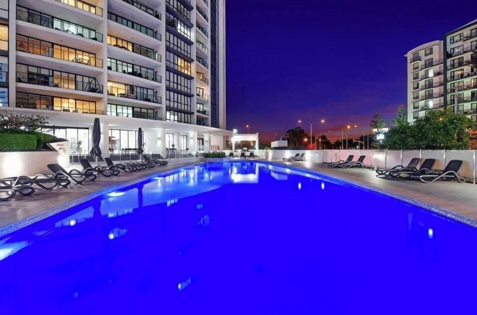 Indoor pool, outdoor pool