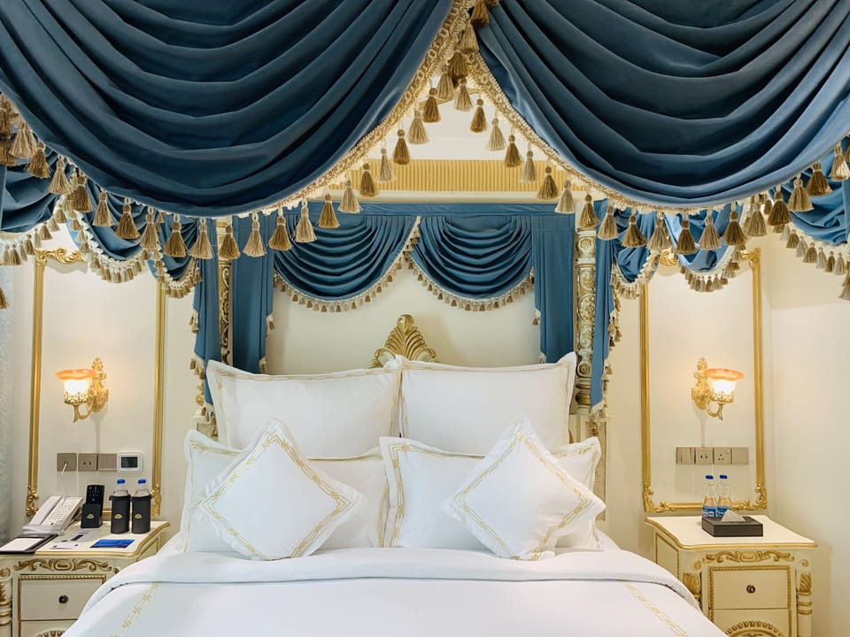 Premium bedding, pillowtop beds, in-room safe, individually decorated