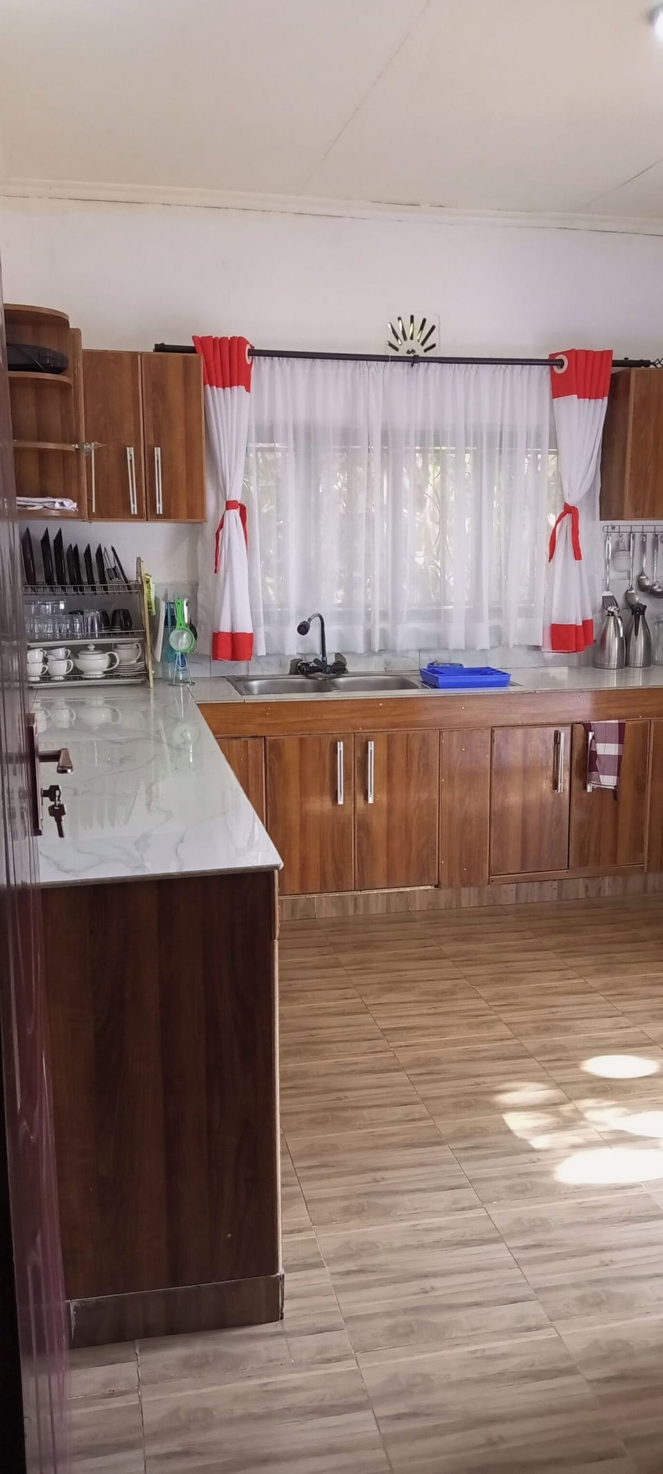 Family Bungalow, Garden View | Private kitchen | Fridge, microwave, cookware/dishes/utensils