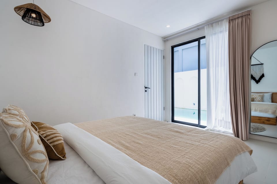Deluxe Villa, 2 Bedrooms, Private Pool, Pool View | In-room safe, desk, laptop workspace, iron/ironing board
