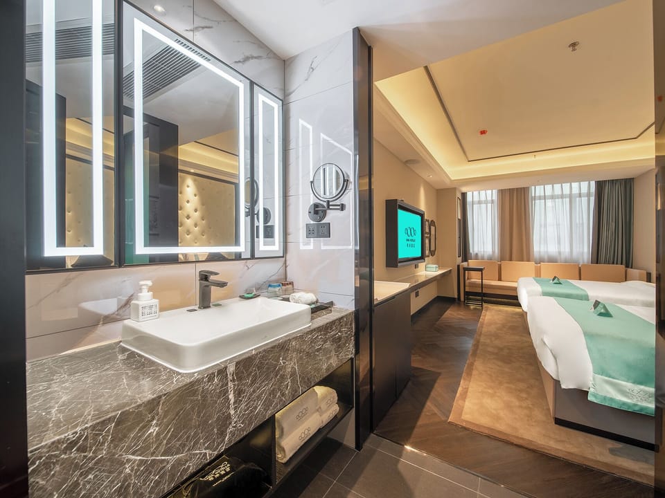 Superior Twin Room, City View | Down comforters, memory foam beds, desk, laptop workspace