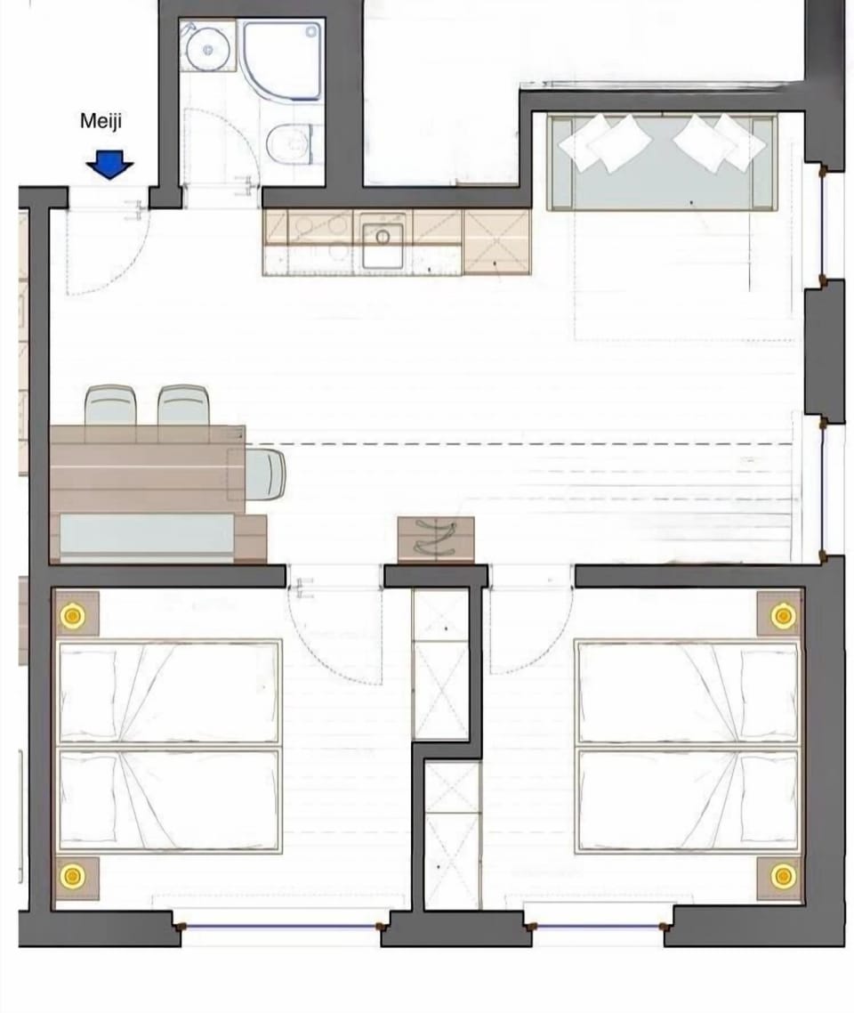 Comfort Condo, Kitchen, Mountain View | Floor plan