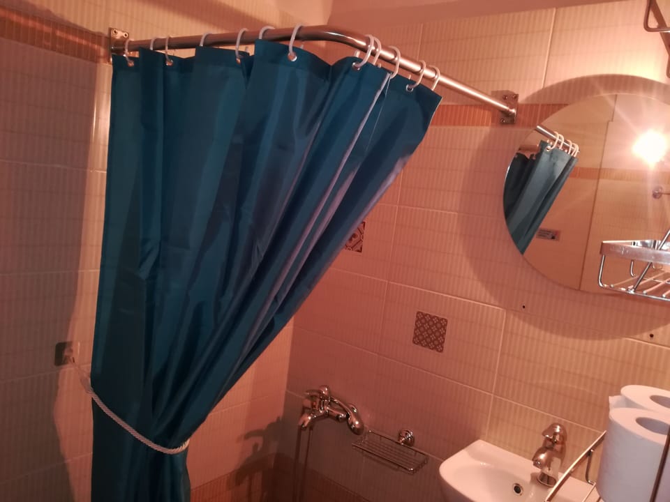 Family Suite, Balcony, Pool View | Bathroom | Shower, hair dryer, towels, soap