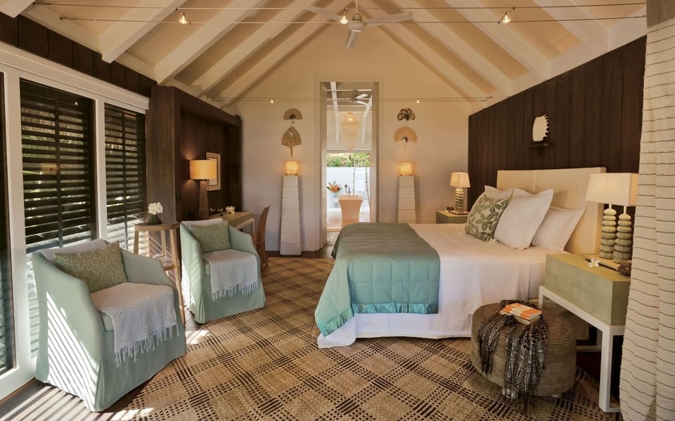 Luxury Bungalow, Ocean View (Bure suite) | 1 bedroom, premium bedding, desk, iron/ironing board