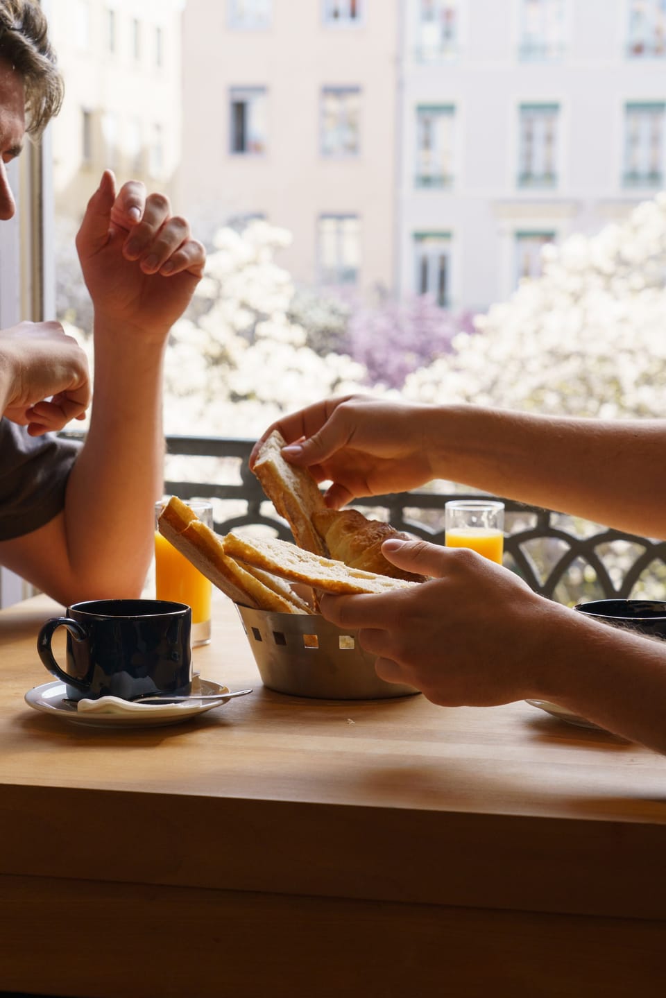 Daily continental breakfast for a fee