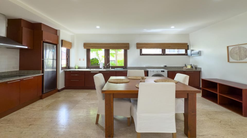 Villa, Patio, Pool View | Private kitchen