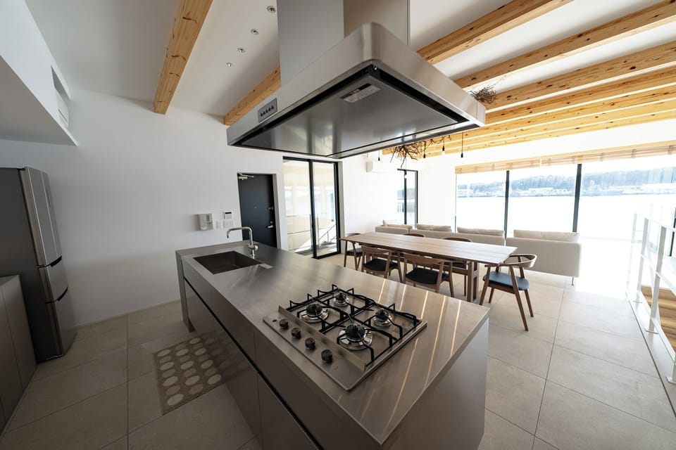 Villa, Balcony, Sea View | Private kitchen | Full-size fridge, microwave, stovetop, electric kettle