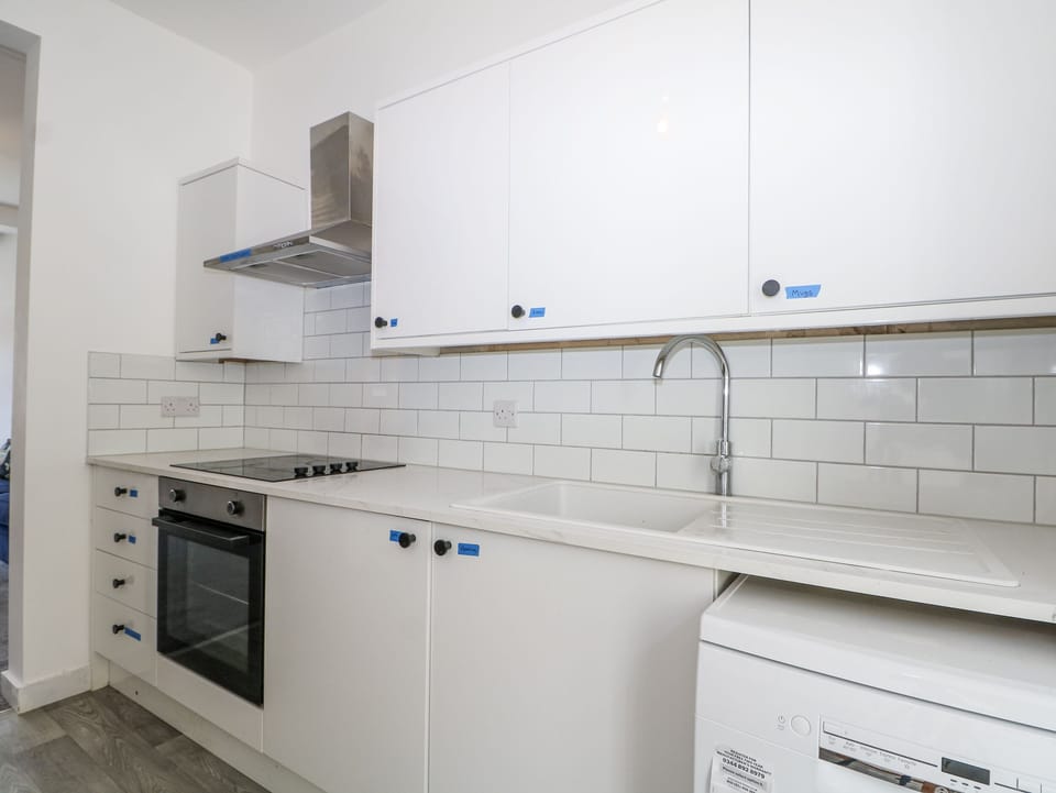 Fridge, microwave, dishwasher, toaster