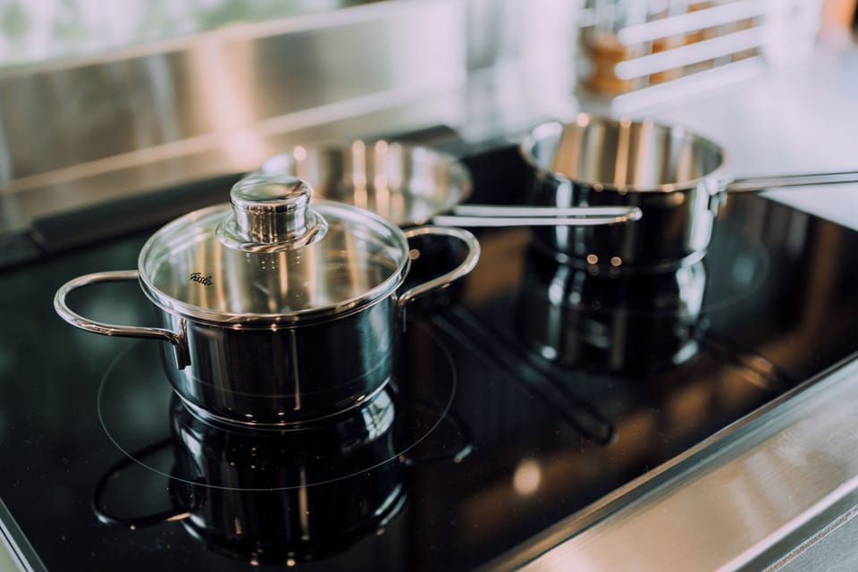 Room | Private kitchen | Stovetop, electric kettle, toaster, cleaning supplies