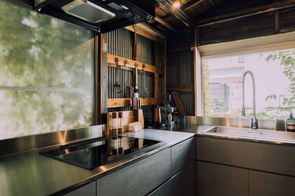 Room | Private kitchen | Stovetop, electric kettle, toaster, cleaning supplies
