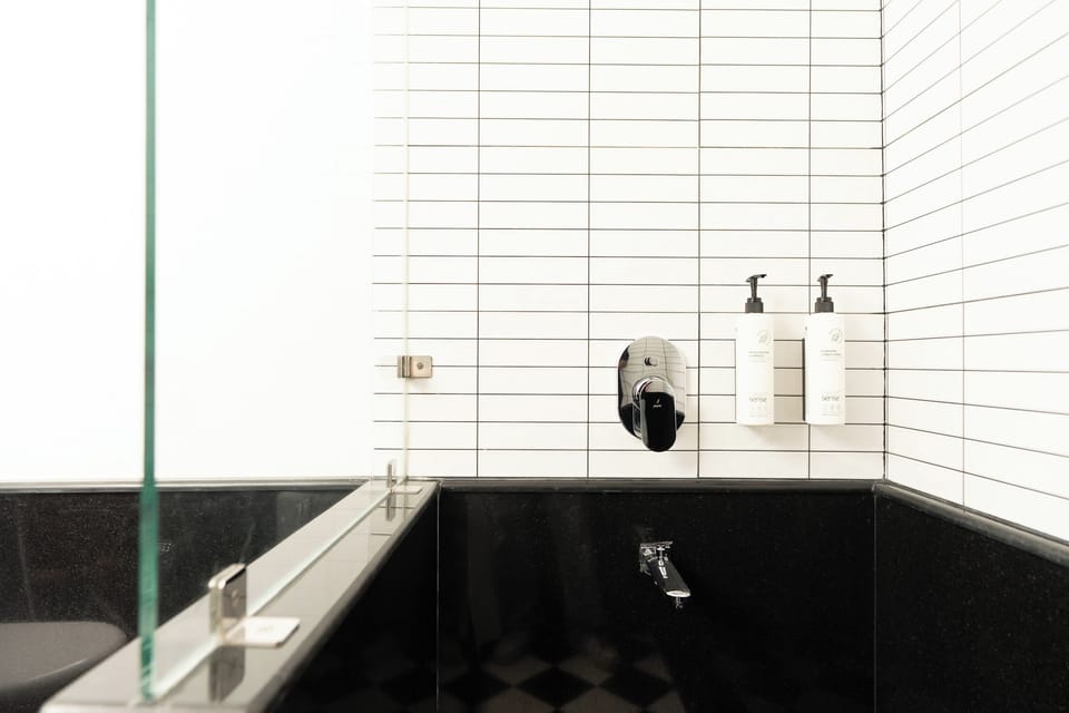Deluxe Twin Room, City View | Bathroom | Shower, hair dryer, towels, soap
