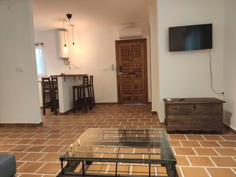 House, Patio, Tower | Living area | Flat-screen TV
