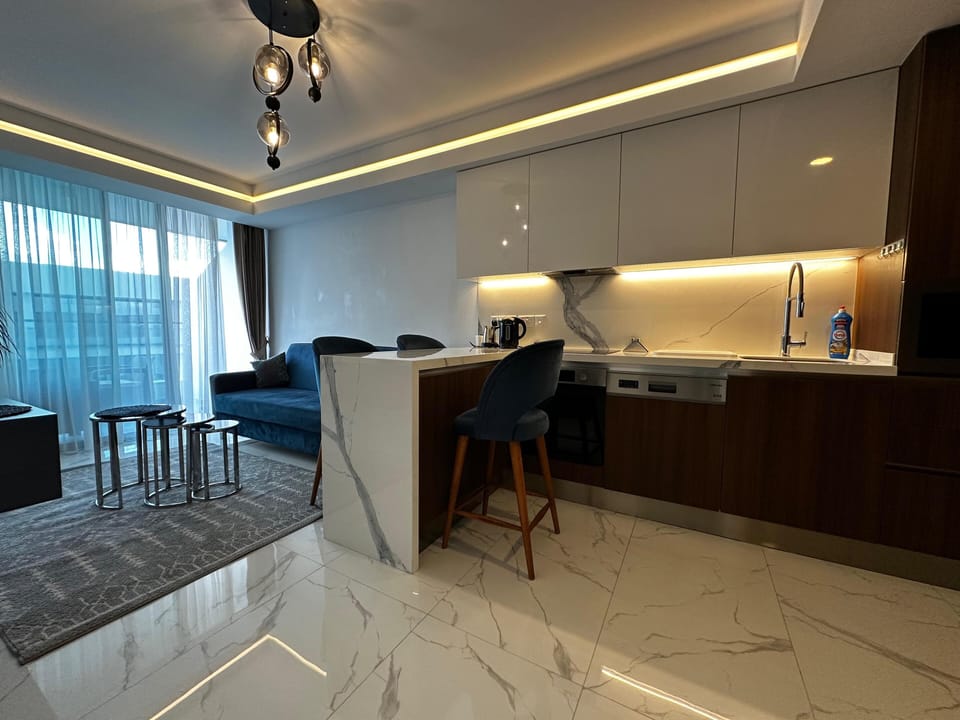 Apartment, Balcony, Garden View | Private kitchen