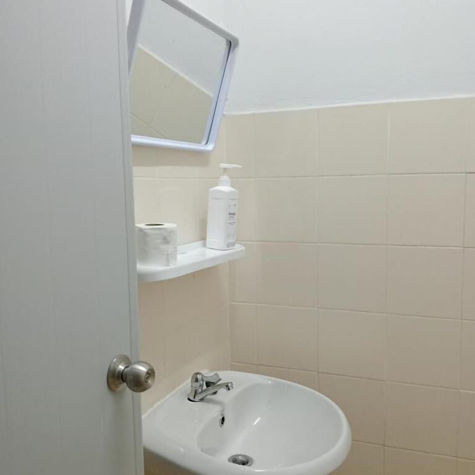 Shower, toilet paper