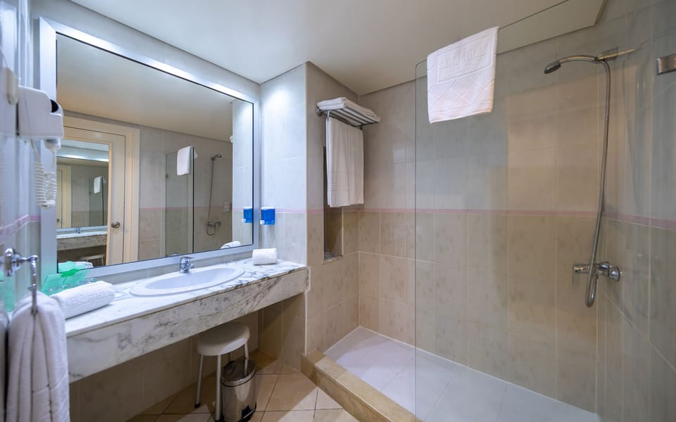 Free toiletries, hair dryer, towels