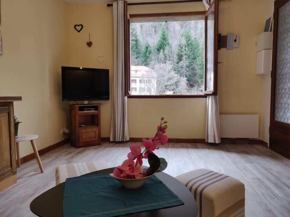 Apartment, Balcony, Mountain View | Living area