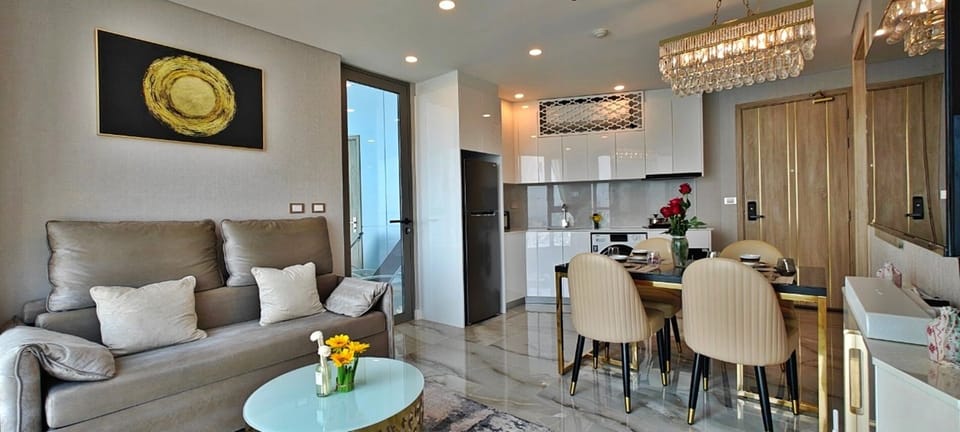 Condo, Beach View | Living area